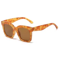 Basic Lady Simple Style Solid Color Ac Square Full Frame Glasses main image 5