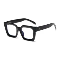 Basic Lady Solid Color Ac Square Full Frame Glasses sku image 4