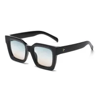 Basic Lady Solid Color Ac Square Full Frame Glasses sku image 3