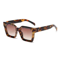 Basic Lady Solid Color Ac Square Full Frame Glasses sku image 5