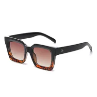 Basic Lady Solid Color Ac Square Full Frame Glasses main image 3