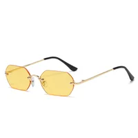 Basic Lady Solid Color Ac Square Frameless Glasses main image 1