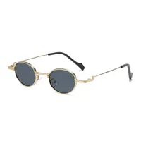 Retro Sweet Solid Color Ac Oval Frame Full Frame Glasses sku image 1