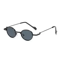 Retro Sweet Solid Color Ac Oval Frame Full Frame Glasses main image 1