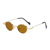 Retro Sweet Solid Color Ac Oval Frame Full Frame Glasses sku image 4
