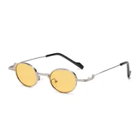 Retro Sweet Solid Color Ac Oval Frame Full Frame Glasses main image 2
