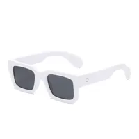 Casual Elegant Simple Style Solid Color Ac Square Full Frame Glasses sku image 6
