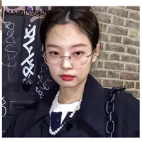 IG Style Simple Style Solid Color Ac Square Full Frame Glasses main image 4