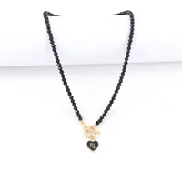 Casual Elegant Simple Style Constellation Heart Shape 304 Stainless Steel Artificial Crystal Women's Pendant Necklace main image 4