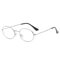 Punk Streetwear Solid Color Ac Oval Frame Full Frame Glasses sku image 10