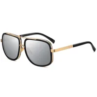 Retro Classic Style Solid Color Ac Square Full Frame Glasses main image 2