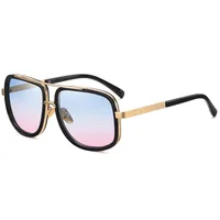 Retro Classic Style Solid Color Ac Square Full Frame Glasses sku image 5
