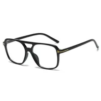 Retro Classic Style Solid Color Ac Square Full Frame Glasses main image 4