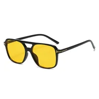 Retro Classic Style Solid Color Ac Square Full Frame Glasses main image 2