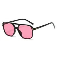 Retro Classic Style Solid Color Ac Square Full Frame Glasses sku image 4