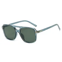 Retro Classic Style Solid Color Ac Square Full Frame Glasses sku image 7