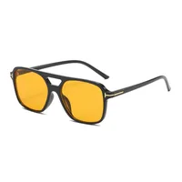 Retro Classic Style Solid Color Ac Square Full Frame Glasses sku image 9