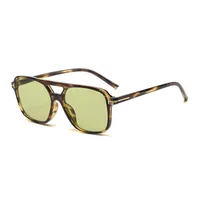 Retro Classic Style Solid Color Ac Square Full Frame Glasses sku image 12