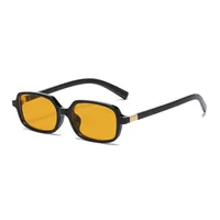 Retro Classic Style Solid Color Ac Square Full Frame Glasses sku image 3