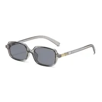 Retro Classic Style Solid Color Ac Square Full Frame Glasses sku image 2
