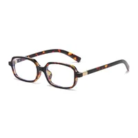Retro Classic Style Solid Color Ac Square Full Frame Glasses sku image 18