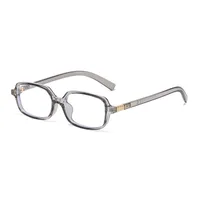 Retro Classic Style Solid Color Ac Square Full Frame Glasses sku image 9