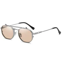 Retro Classic Style Solid Color Ac Square Full Frame Glasses sku image 6