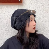 Streetwear Solid Color Ac Oval Frame Full Frame Glasses main image 5