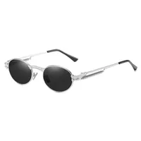 Streetwear Solid Color Ac Oval Frame Full Frame Glasses sku image 3