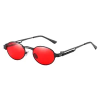 Streetwear Solid Color Ac Oval Frame Full Frame Glasses sku image 6