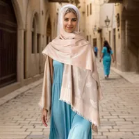 Women's Basic Simple Style Solid Color Polyester Silk Scarf main image 2