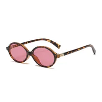 Retro Simple Style Solid Color Ac Oval Frame Full Frame Glasses sku image 6