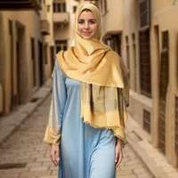 Women's Basic Simple Style Solid Color Polyester Silk Scarf main image 4