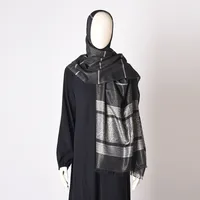 Women's Simple Style Stripe Polyester Silk Scarf main image 3