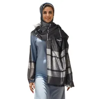 Women's Simple Style Stripe Polyester Silk Scarf main image 5