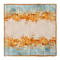 Women's Elegant Four Leaf Clover Polka Dots Flower Silk Silk Scarf sku image 6