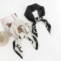 Women's Ethnic Style Polka Dots Leopard Polyester Silk Scarf main image 1