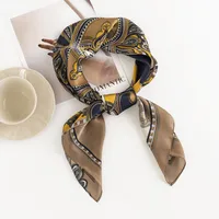 Women's Ethnic Style Polka Dots Leopard Polyester Silk Scarf sku image 4