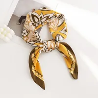 Women's Ethnic Style Polka Dots Leopard Polyester Silk Scarf sku image 8