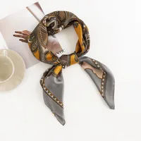 Women's Ethnic Style Polka Dots Leopard Polyester Silk Scarf sku image 5