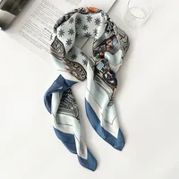 Women's Ethnic Style Polka Dots Leopard Polyester Silk Scarf sku image 13