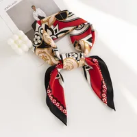 Women's Ethnic Style Polka Dots Leopard Polyester Silk Scarf sku image 6
