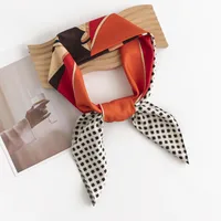 Women's Ethnic Style Polka Dots Leopard Polyester Silk Scarf sku image 10