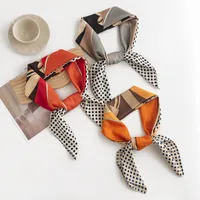Women's Ethnic Style Polka Dots Leopard Polyester Silk Scarf main image 3