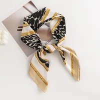 Women's Ethnic Style Polka Dots Leopard Polyester Silk Scarf sku image 3