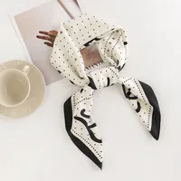 Women's Ethnic Style Polka Dots Leopard Polyester Silk Scarf sku image 11