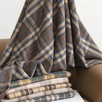 Women's Elegant Plaid Imitation Cashmere Tassel Scarf main image 4