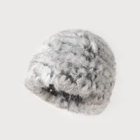 Women's Simple Style Solid Color Eaveless Wool Cap main image 3