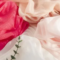 Women's Simple Style Solid Color Polyester Silk Scarf main image 4