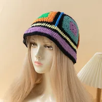 Women's Simple Style Classic Style Color Block Eaveless Wool Cap main image 1